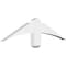 Ekena Millwork Bellingham Architectural Grade PVC Gable Bracket, 36"W x 9"H x 2"D x 4"F, 6/12 Pitch GBP036X09X0204BEL00 - alternate 1